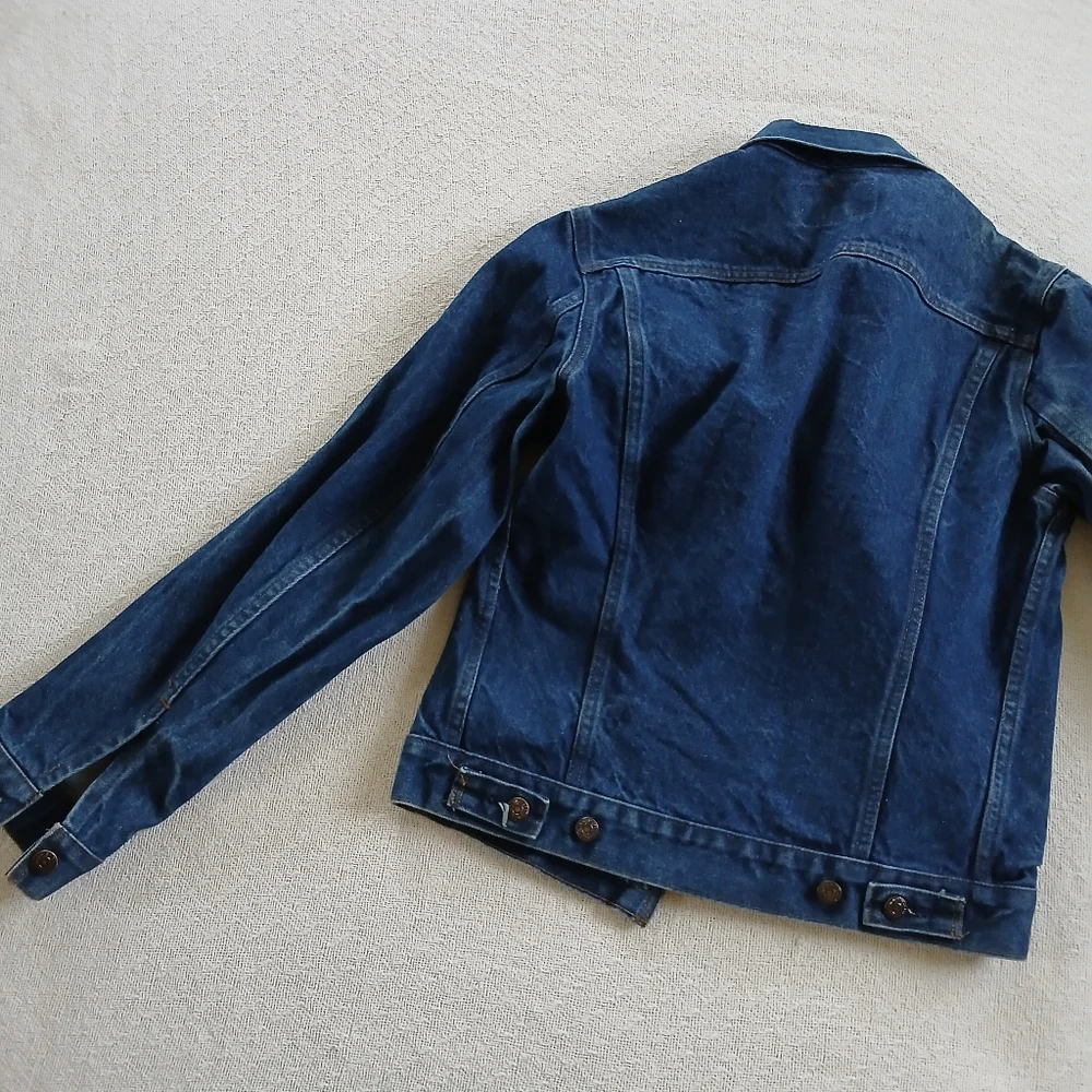 levis ♡ 80s denim trucker type 3 jacket vintage red tab removed retro 38long
